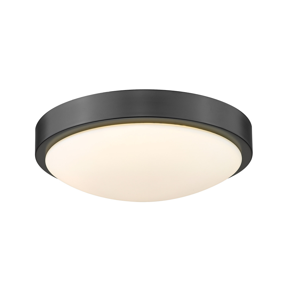 Golden Lighting Gabi Integrated LED 10in Flush Mount in Matte Black